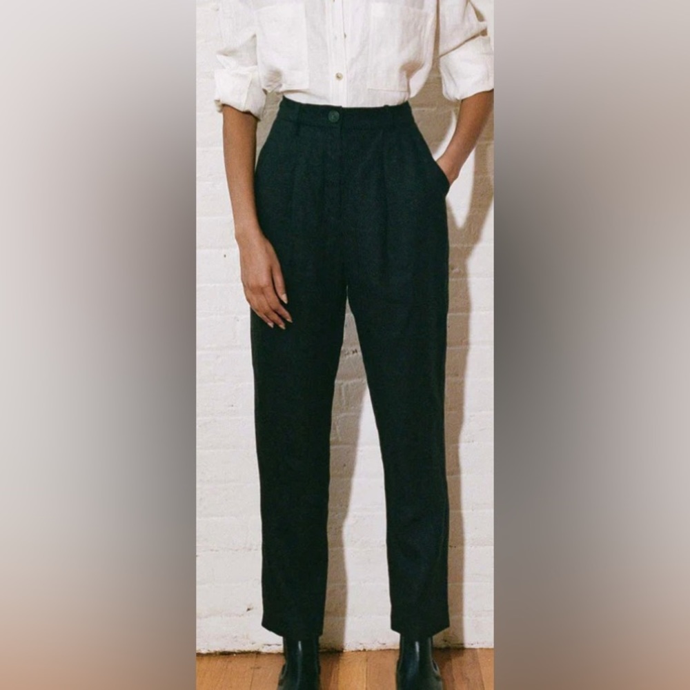 Mara Hoffman Dita Pant Hemp Black Size 4
